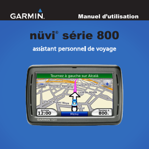 Mode d’emploi Garmin nuvi 880 Système de navigation
