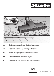 Bedienungsanleitung Miele Complete C3 C&D Hardfloor PowerLine Staubsauger