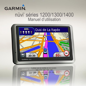 Mode d’emploi Garmin nuvi 1340T Système de navigation