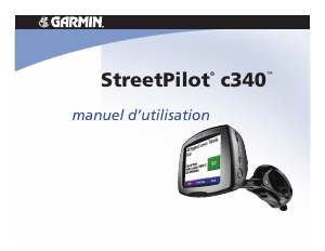 Mode d’emploi Garmin StreetPilot c340 Système de navigation