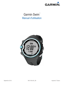 Mode d’emploi Garmin Swim Montre sport