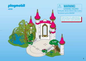 Mode d’emploi Playmobil set 4056 Fairy World Pavillons des fées et des licornes