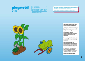 Mode d’emploi Playmobil set 4197 Fairy World Fées fleurs et velopousse