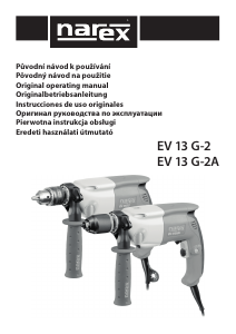 Handleiding Narex EV 13 G-2 Klopboormachine