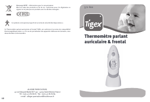 Mode d’emploi Tigex 372800 Thermomètre