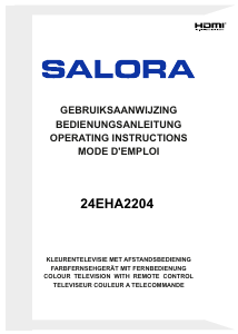 Handleiding Salora 24EHA2204 LED televisie