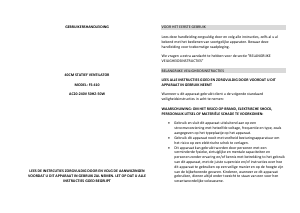 Mode d’emploi Salora FS410 Ventilateur