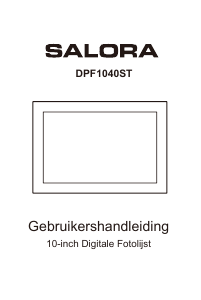 Bruksanvisning Salora DPF1040ST Digital fotoram
