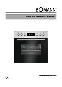 Bedienungsanleitung Bomann EHBI 7931 Backofen