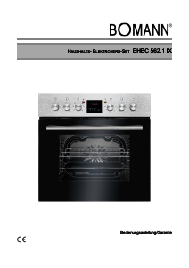 Bedienungsanleitung Bomann EHBC 562.1 Backofen
