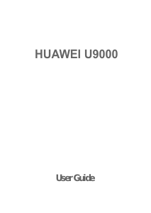 Bruksanvisning Huawei Ascend X Mobiltelefon