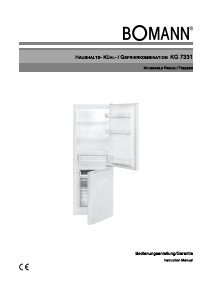 Manual Bomann KG 7331 E Fridge-Freezer