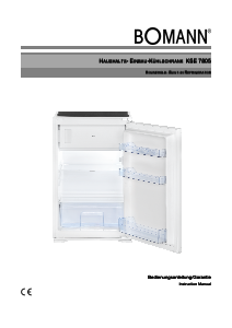 Bedienungsanleitung Bomann KSE 7805 E Kühlschrank