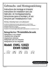 Bedienungsanleitung Küppersbusch EWKR 1220Z2 Weinklimaschrank