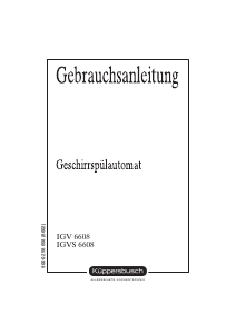 Bedienungsanleitung Küppersbusch IGV 6608 Geschirrspüler
