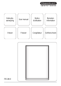 Bedienungsanleitung Küppersbusch ITE 138-0 Gefrierschrank