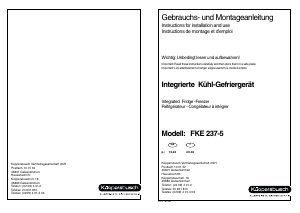Mode d’emploi Küppersbusch FKE 237-5 Réfrigérateur combiné