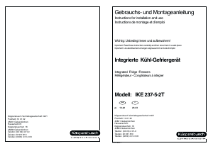 Mode d’emploi Küppersbusch IKE 237-5-2T Réfrigérateur combiné