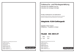 Mode d’emploi Küppersbusch IKE 259-5-2T Réfrigérateur combiné