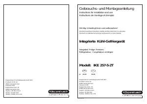 Mode d’emploi Küppersbusch IKE 257-5-2T Réfrigérateur combiné