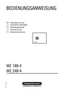Bedienungsanleitung Küppersbusch IKE 188-4 Kühlschrank