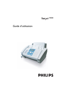 Mode d’emploi Philips Faxjet 365 Télécopieur