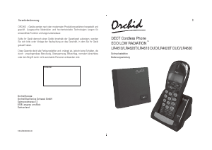 Bedienungsanleitung Orchid LR4610 DUO Schnurlose telefon