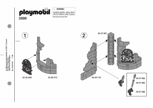 Manuale Playmobil set 3899 Magic Cavaliere con cappuccio