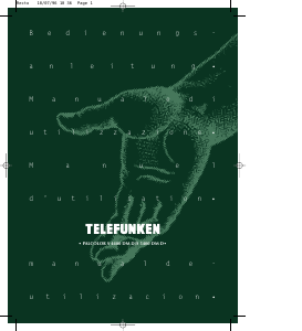 Mode d’emploi Telefunken S5400DMD PALcolor Téléviseur