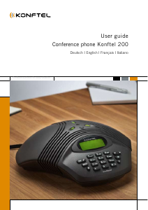 Mode d’emploi Konftel 200 Téléphone de conférence