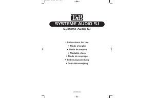 Bedienungsanleitung T'nB HPHC036204 Lautsprecher