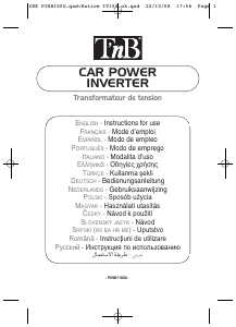 Manual T'nB PINB150U Power Inverter