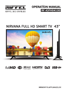 Manual Riffel RF 43FHD4100 LED Television