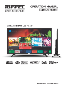 Manual Riffel RF 43UHD2400 LED Television