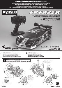 Handleiding Kyosho 30905 McLaren F1 GTR Radiobestuurbare auto