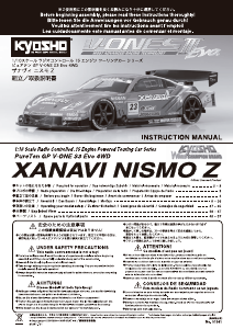 Handleiding Kyosho 31341 Xanavi Nismo Z Radiobestuurbare auto