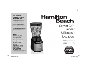 Handleiding Hamilton Beach 52400 Stay or Go Blender