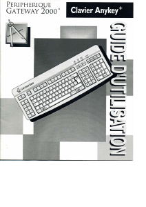 Mode d’emploi Gateway 2000 Anykey+ Clavier