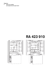 Mode d’emploi Gaggenau RA423910 Réfrigérateur combiné