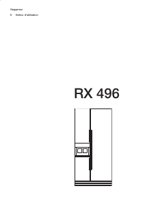 Mode d’emploi Gaggenau RX496210 Réfrigérateur combiné