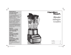 Bruksanvisning Hamilton Beach 54220 Wave Crusher Blender