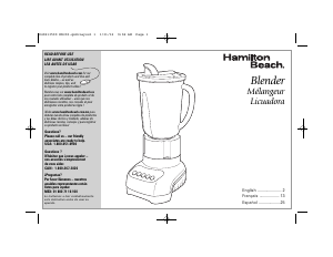 Handleiding Hamilton Beach 54229 Wave Power Plus Blender