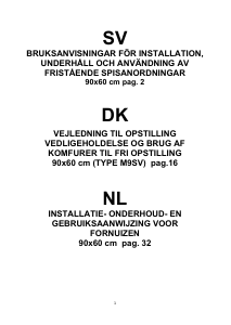 Brugsanvisning Bertazzoni MAS95IMFEATNV Komfur