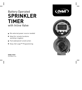 Manual de uso Orbit 57860 Contador de agua