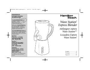 Bruksanvisning Hamilton Beach 58614 Wave Station Express Blender