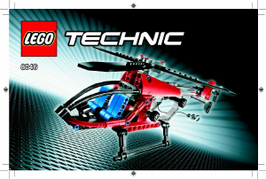 Manual de uso Lego set 8046 Technic Helicóptero