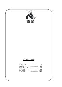 Mode d’emploi Kero SRE 4600 Chauffage