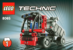 Handleiding Lego set 8065 Technic Mini Container truck