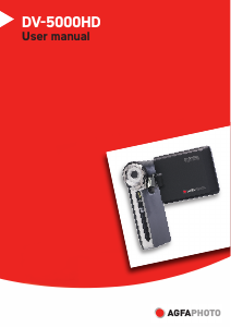 Bruksanvisning Agfa DV-5000HD Videokamera