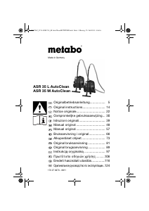 Manual de uso Metabo ASR 35 M AutoClean Aspirador
